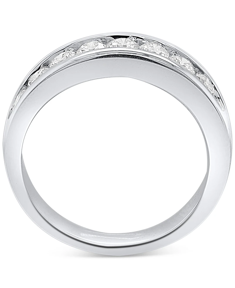 Forever Grown Diamonds Lab Diamond Channel-Set Band (1 ct. t.w.) Sterling Silver or 14k Gold-Plated