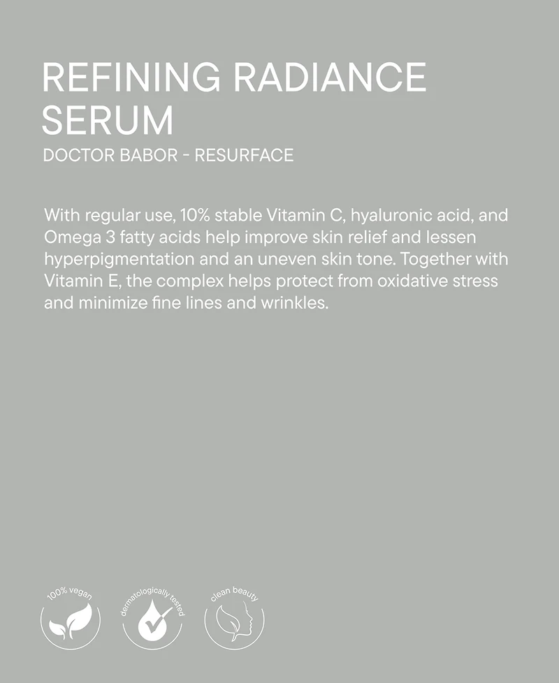 Babor Refining Radiance Serum, 1 oz.