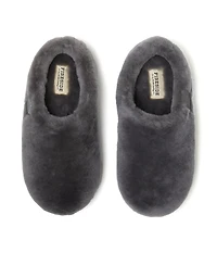 Fireside by Dearfoams Women's Maryboro Genuine Shearling Platform Fuzzy Clog Slipper