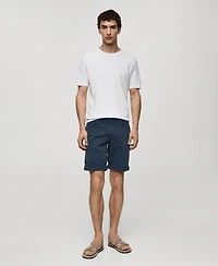 Mango Men's Denim Bermuda Shorts