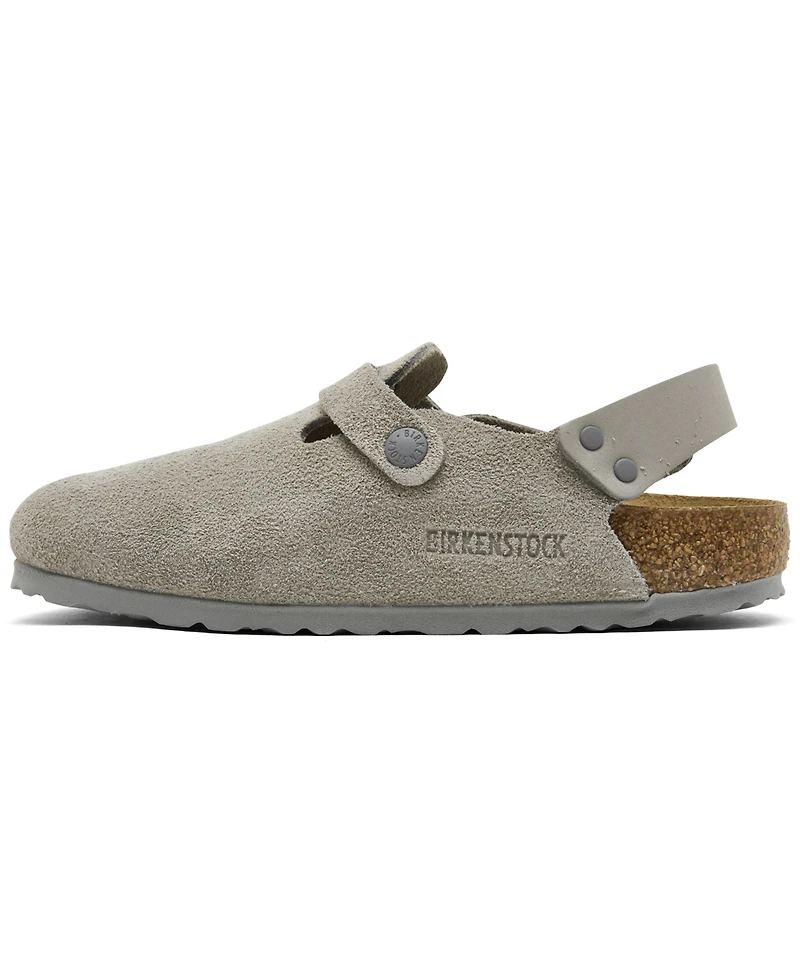 Birkenstock Women's Tokio Birkibuc Clogs from Finish Line