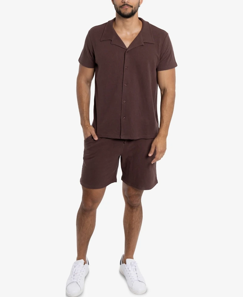Spring + Mercer Men's Relaxed Drawstring Sweat Shorts