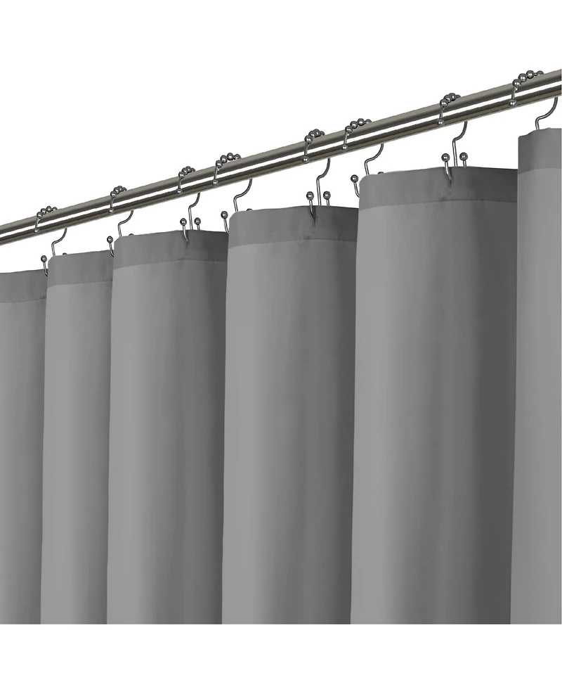 72" W x H Heavy Duty Fabric Shower Curtain Washable