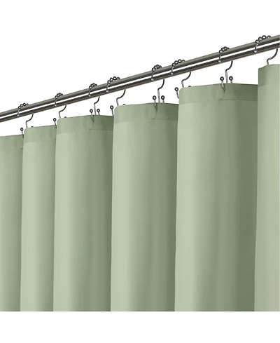 72" W x H Heavy Duty Fabric Shower Curtain Washable