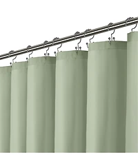 72" W x H Heavy Duty Fabric Shower Curtain Washable