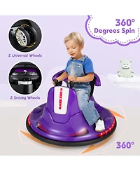 6V Bumper Car for Kids Toddlers Electric Ride On Vehicle