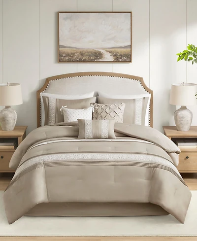 Madison Park Lacey 7-Pc. Comforter Set, Queen