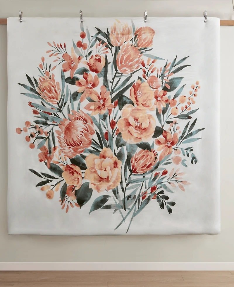 Madison Park Dahlia 3-Pc. Duvet Cover Set, King/California King