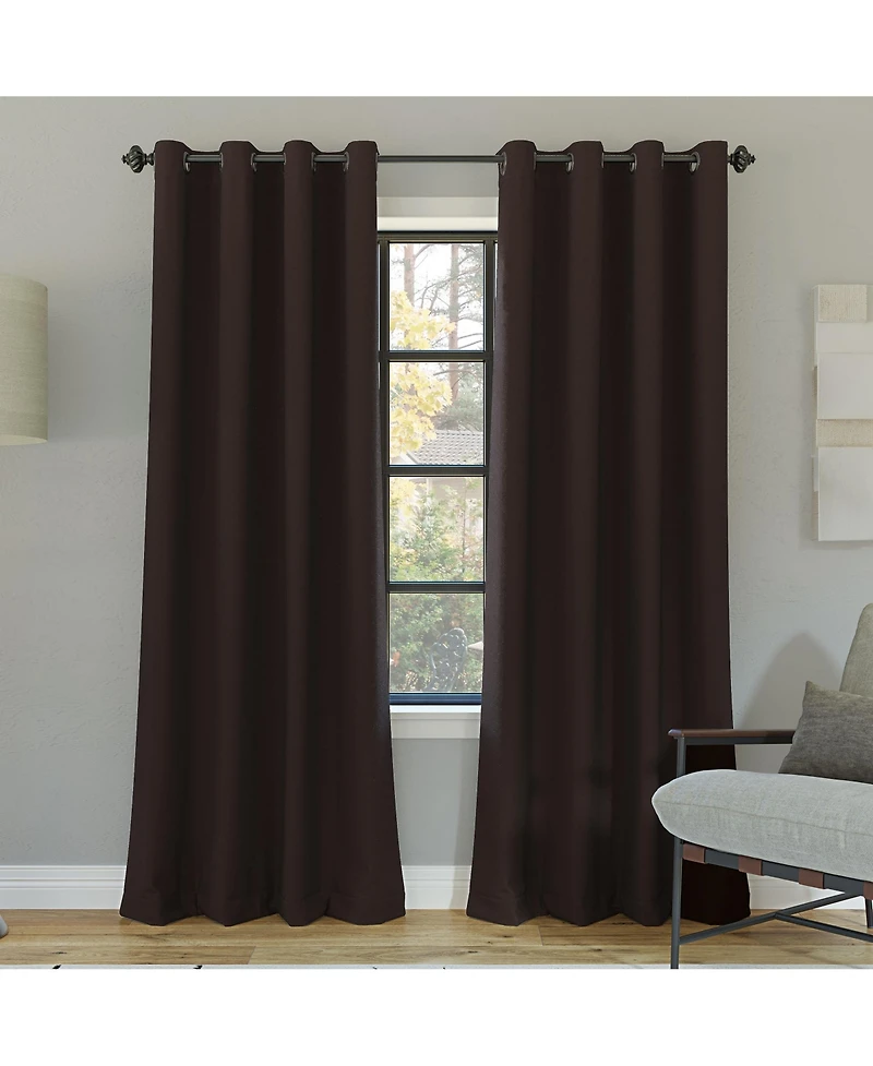 Oslo Theater Grade Extreme 100% Blackout Grommet Curtain Panel
