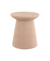 Jonathan Y Hollie Minimalist Modern Drum Indoor/Outdoor Accent Table Pedestal