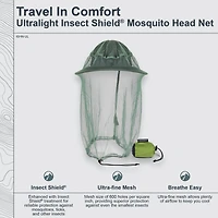 Insect Shield Mosquito Head Net Ultralight