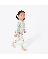 Bellabu Bear Baby Boys or Girls, Summer Floral Convertible Footie