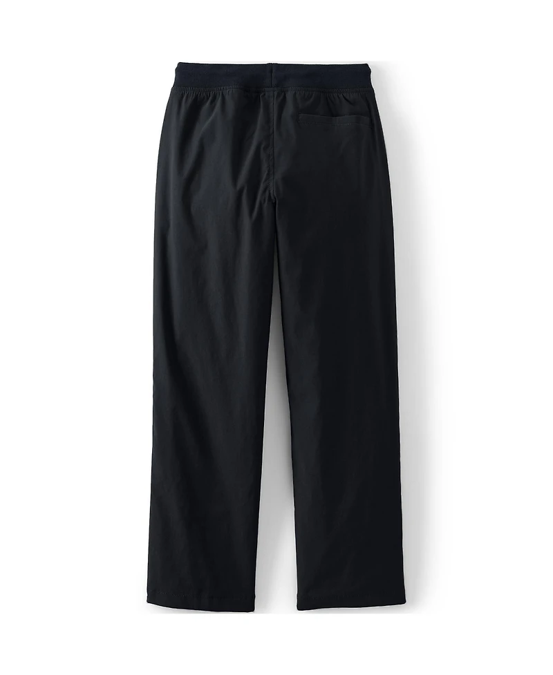 Lands' End Boys Iron Knee Stretch Jersey Lined Pull On Pants
