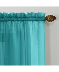 Calypso Sheer Voile Rod Pocket Curtain Panel