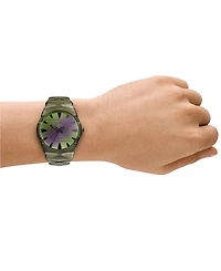 Diesel Men's D-Sruptor Quartz Three-Hand Green Stainless Steel 42mm