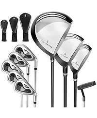 Skonyon Men's 9 Pieces Complete Golf Club Set-Gray