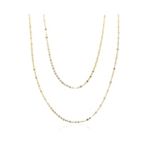 The Lovery Sparkle Chain Necklace 14K Gold 24 inches