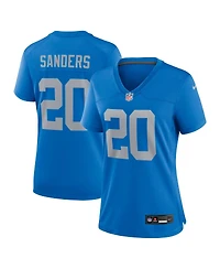 Nike Women's Barry Sanders Blue Detroit Lions Alternate Game Jersey