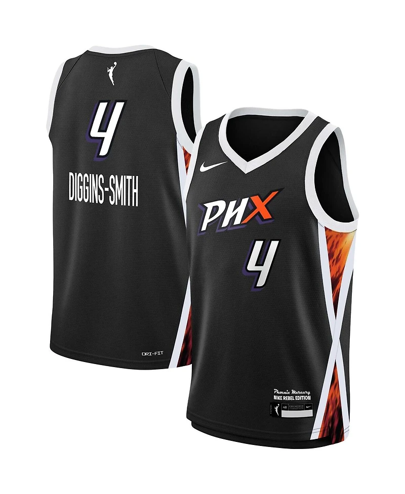 Nike Big Boys and Girls Skylar Diggins-Smith Black Phoenix Mercury 2021 Rebel Edition Victory Player Jersey