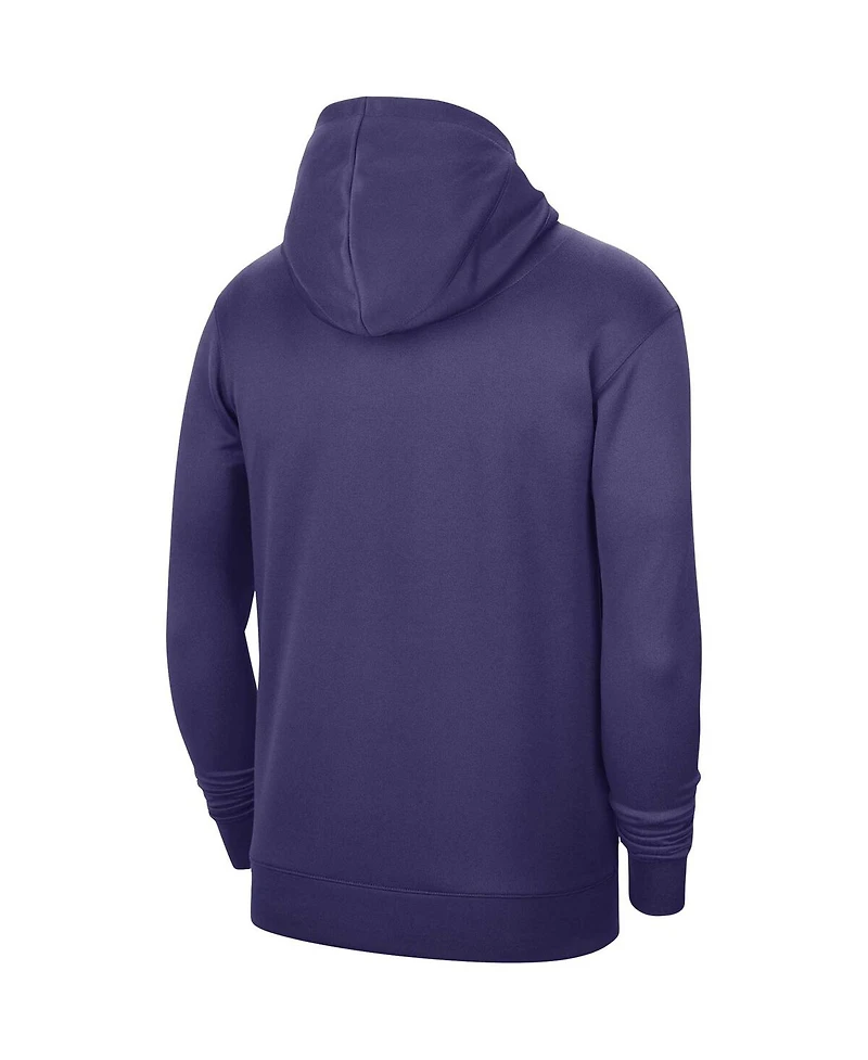 Nike Men's and Women's Purple Phoenix Suns 2023/24 Performance Spotlight On-Court Practice Pullover Hoodie