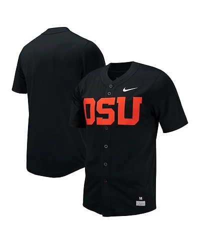 Nike Men's Oregon State Beavers Replica Full-Button Baseball Jersey