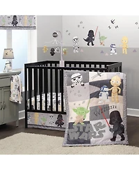 Lambs & Ivy Star Wars Classic Wall Decals - Yoda, Darth Vader, R2-D2, C-3PO