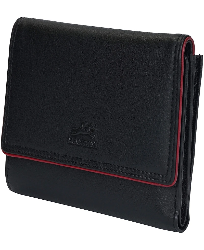 Mancini Women's Sonoma Rfid Secure Clutch Wallet