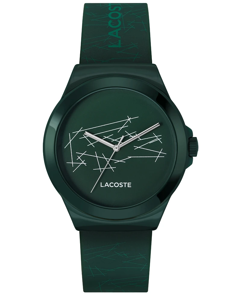 Lacoste Men's Neocroc Green Silicone Strap Watch 42mm