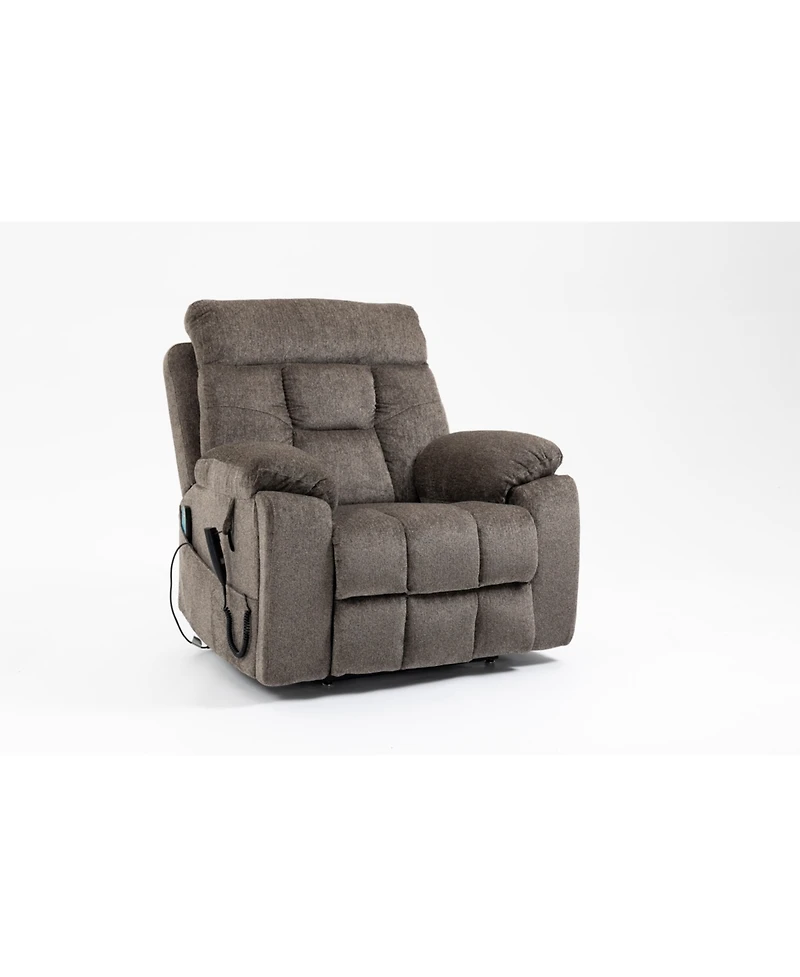 Streamdale Electric Lift Sofa with Massage, Tilt, and Cup Holders
