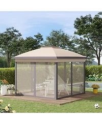 11' Canopy Tent with Netting and Carry Bag, 121 sq. ft. Shade