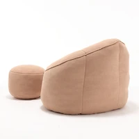 Streamdale Furniture High-Pressure Foam Bean Bag Sofa with Footrest