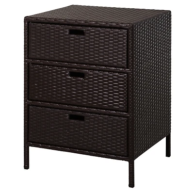 Outdoor Towel Cabinet with Drawers