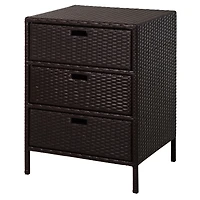 Outdoor Towel Cabinet with Drawers