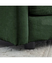 Streamdale Furniture Chenille Fabric Ottomans: Perfect Sofa Companions