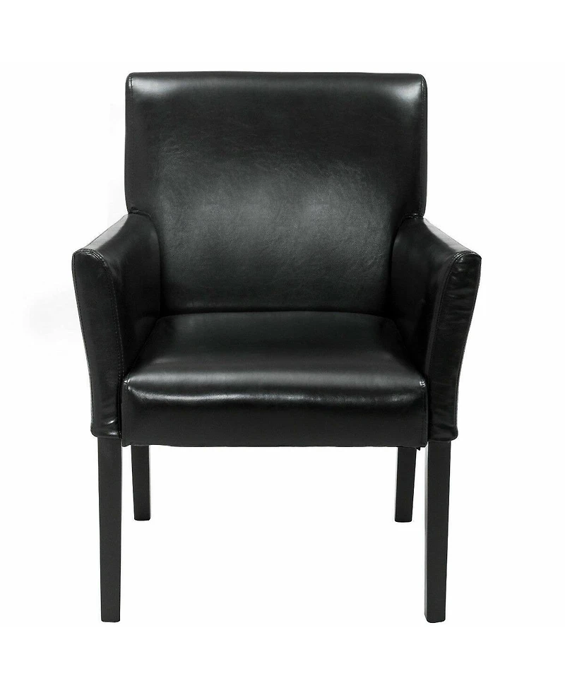 Sugift Modern Pu Leather Executive Arm Chair Sofa