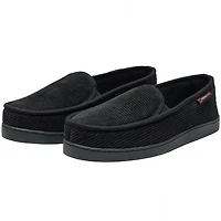 Alpine Swiss Men's Wide Men s Moccasin Slippers Steve | Memory Foam Slip-On House Shoes Cozy Indoor Slipper with Durable Sole