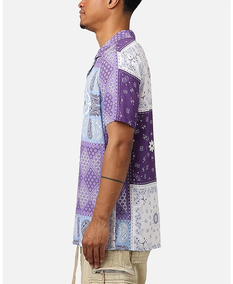 Carre Men's Bandana Ultra Button Up Shirt