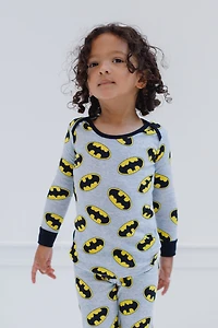 Justice League Toddler Boys Dc Comics Pajama Shirt and Pants Sleep Set