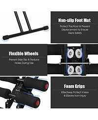 Abdominal Workout Equipment with Lcd Monitor for Home Gym