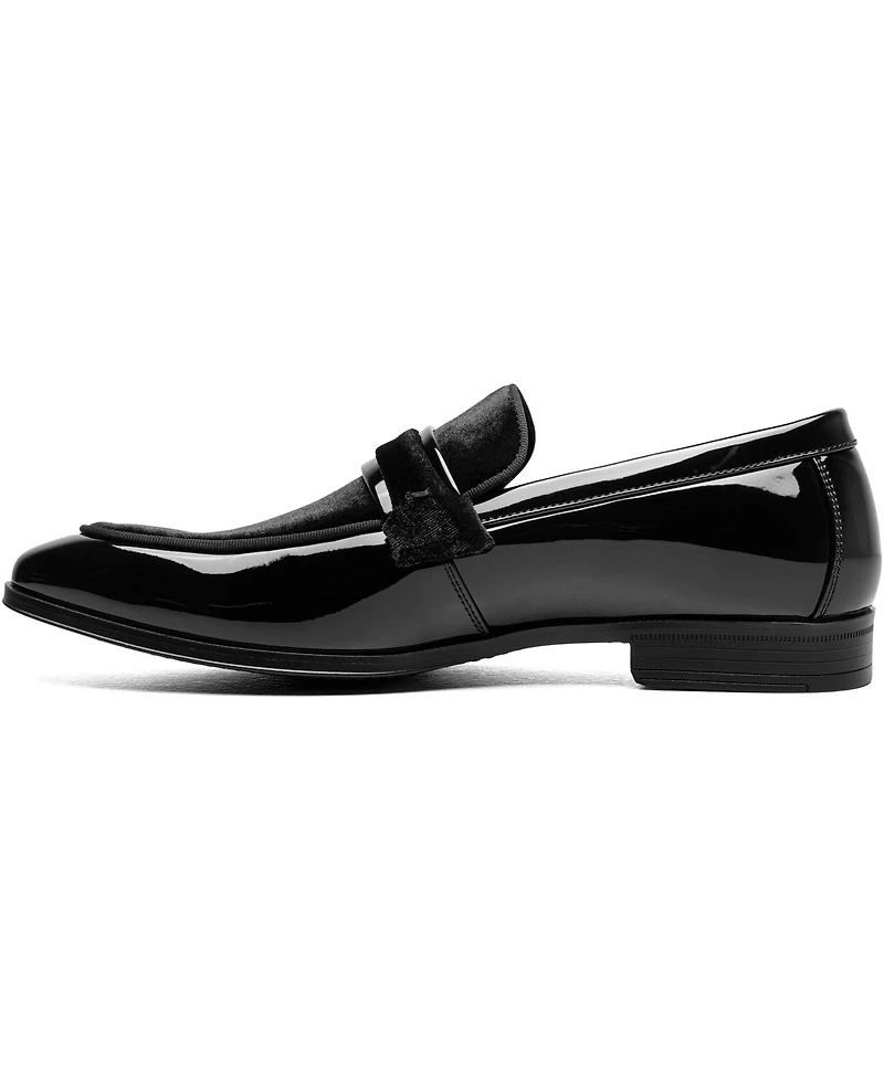 Stacy Adams Men's Spratley Moc Toe Saddle Slip On Loafer
