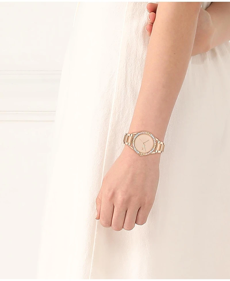 Lacoste Women's Ladycroc Carnation Gold Stainless Steel Bracelet Watch 36.5mm