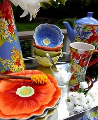 Certified International Blossom 3-d Floral Platter