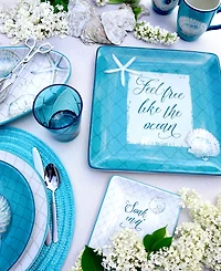 Certified International Ocean View Square Platter