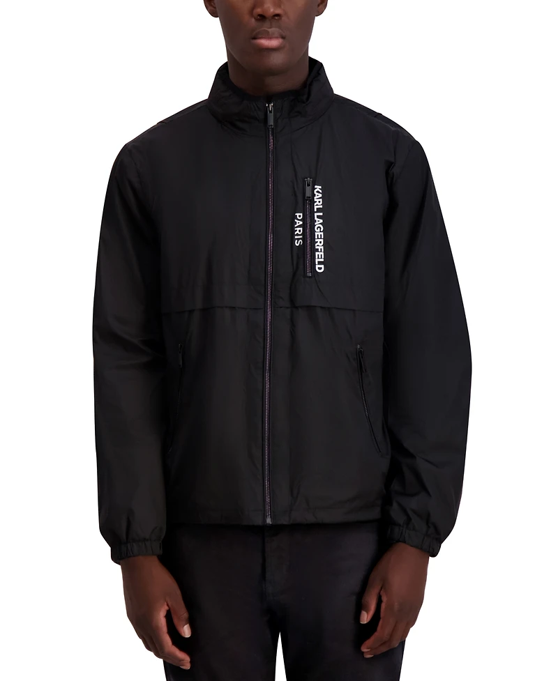 Karl Lagerfeld Paris Men's Windbreaker Jacket