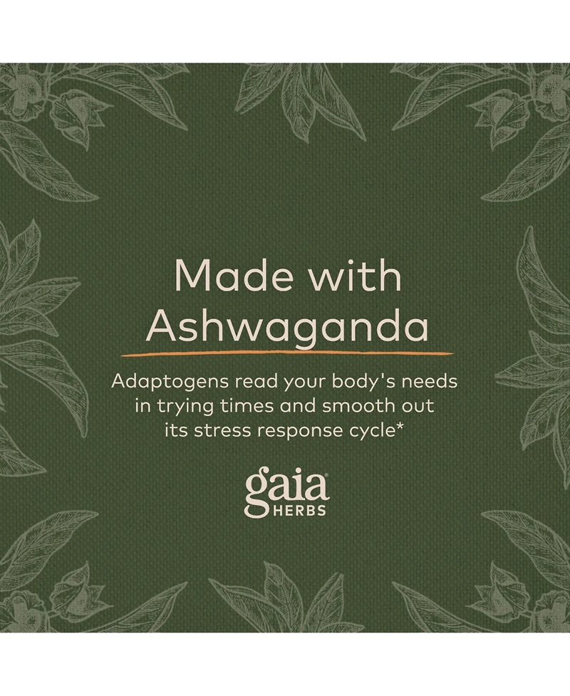 Gaia Herbs Ashwagandha Root - Made with Organic Ashwagandha Root to Help Support a Healthy Response to Stress, the Immune System, and Restful Sleep
