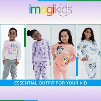 Bluey Little Boys Fleece Sweatshirt and Jogger Pants Outfit Set to