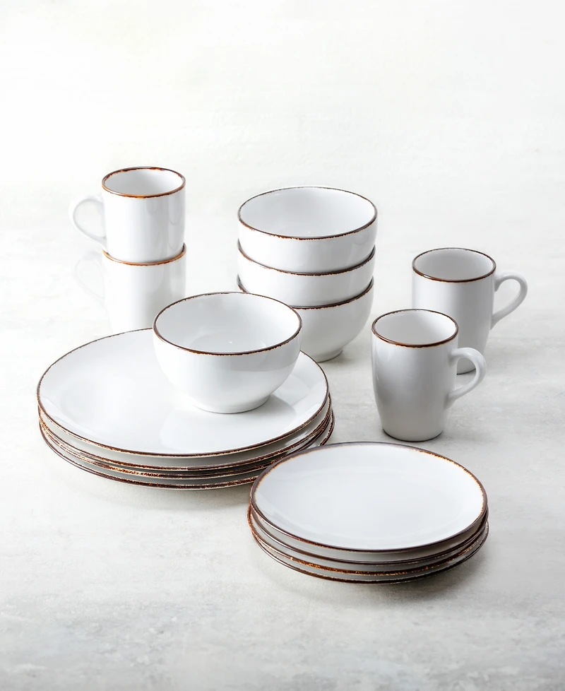 Fortessa Salt 16 Pc. Dinnerware Set, Service for 4