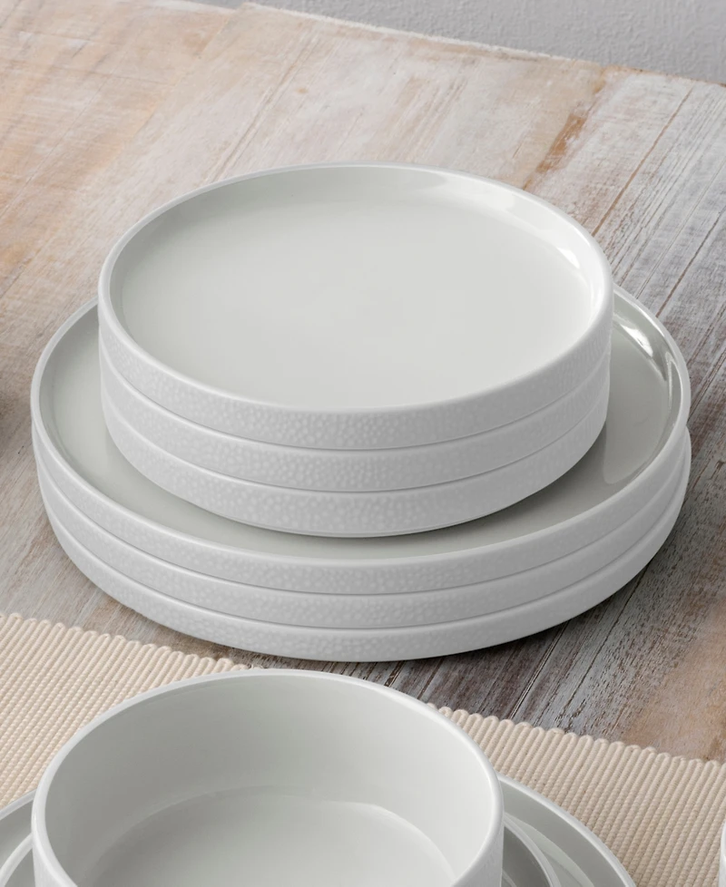 Noritake Colortex Stone Stax Dinner Plates, Set of 4