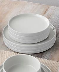 Noritake Colortex Stone Stax Dinner Plates, Set of 4