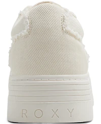 Roxy Women's Sheilahh 2.0 Fray Lace-Up Sneakers
